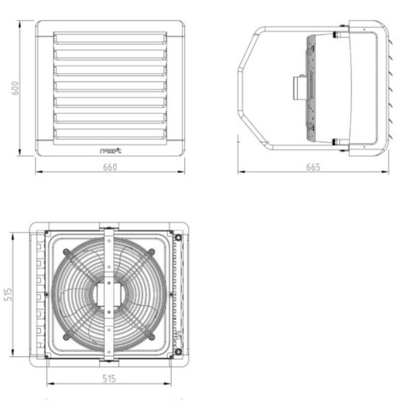 Водяной тепловентилятор Греерс ВС-2125